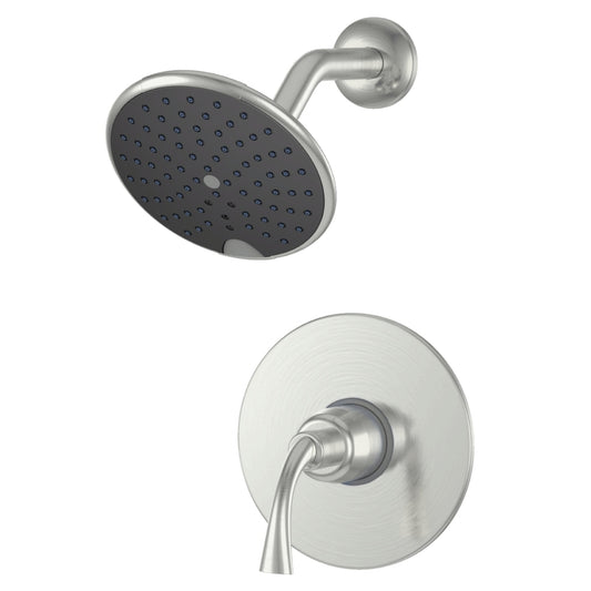 Ultra Faucets Twist 1-Handle Brushed Nickel Tub and Shower Faucet