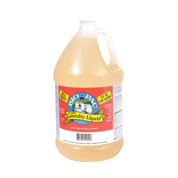Bio-Pac Laundry Detergent - Liquid - Case of 6 - 1 Gal (Pack of 6)