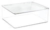 iDesign 10.3 qt Clear Storage Box 5 in. H X 11.3 in. W Stackable