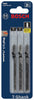 Bosch T503 Hardwood/Laminate Flooring T-Shank Jig Saw Blade 3 Piece Set