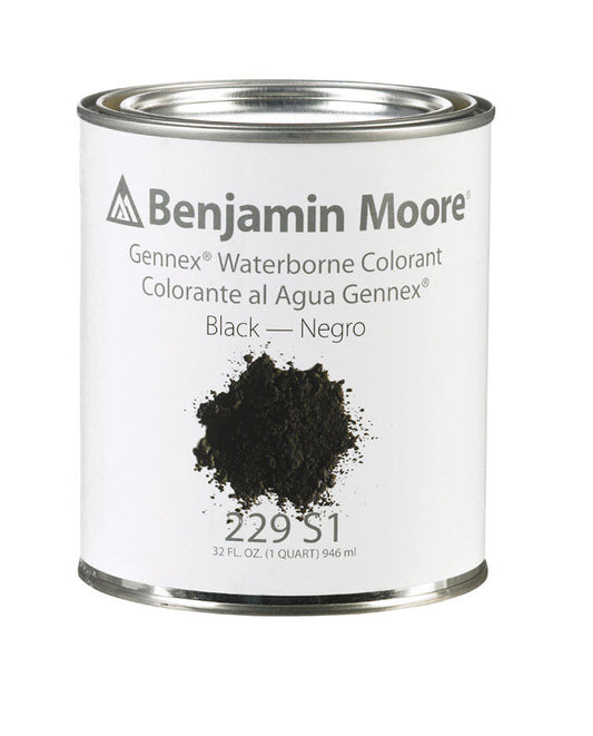 Benjamin Moore  Gennex  Black  Colorant Systems  1 qt.