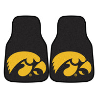 University of Iowa Carpet Car Mat Set - 2 Pieces