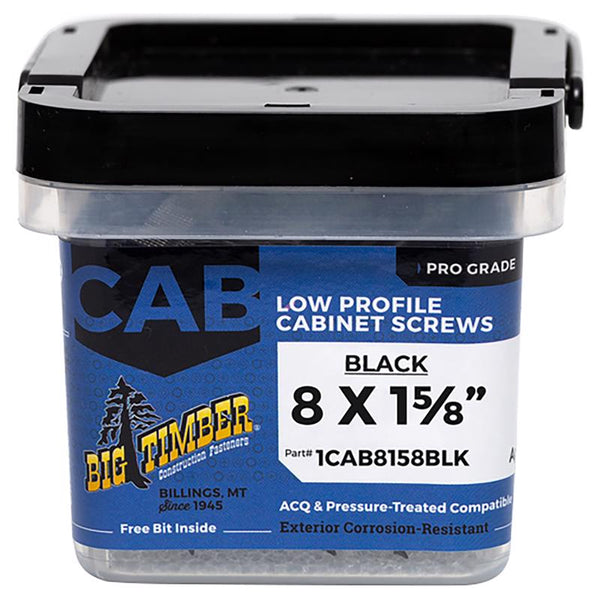CAB SCREW 1LB #8X1-5/8"