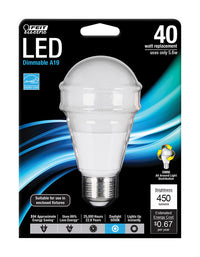 FEIT Electric A19 E26 (Medium) LED Bulb Daylight 40 Watt Equivalence 1 pk