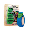 Tadpole 2 in. L Tape Cutter Green