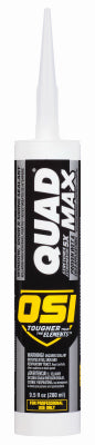 Quad Max Siding & Window Sealant, #004 White, 9.5-oz.