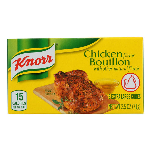 Knorr Bouillon Cubes - Chicken - Extra Large - 2.5 oz - Case of 24 (Pack of 24)