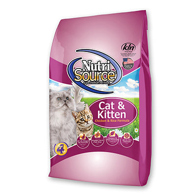 Cat & Kitten Food, Chicken Rice, 6.6-Lbs.