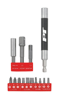Performance Tool  Assorted  1 in. L Driver Accessory Set  Chrome Vanadium Steel  14 pc.