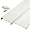 Flat Screen Television Cord Cover Kit, White, 30-In.