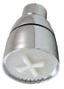 PlumbCraft Chrome Metal 1 settings Bullet Shower Head With Pause 2 gpm