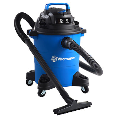 Wet/Dry Vacuum, 5-Gallons* 3 Peak HP**