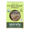 Spicely Organics - Organic Cumin Seed - Whole - Case of 6 - 0.5 oz.