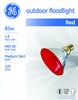 GE  Watt-Miser  85 watts PAR38  Floodlight  Incandescent Bulb  E26 (Medium)  Red  1 pk