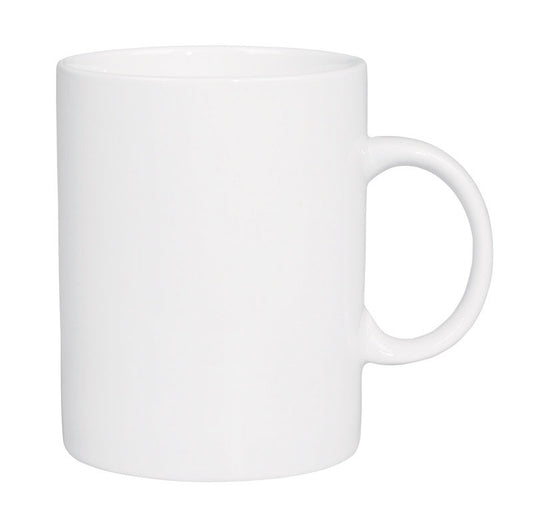 Harold Import White Ceramic Mug Mug 1 pk (Pack of 6)