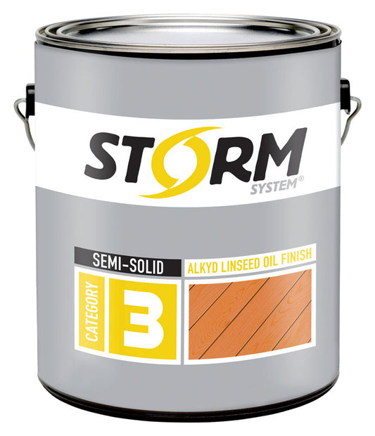 Storm System Semi-Solid Tintable Clear Oil-Based Penetrating Oil Exterior Stain 1 gal