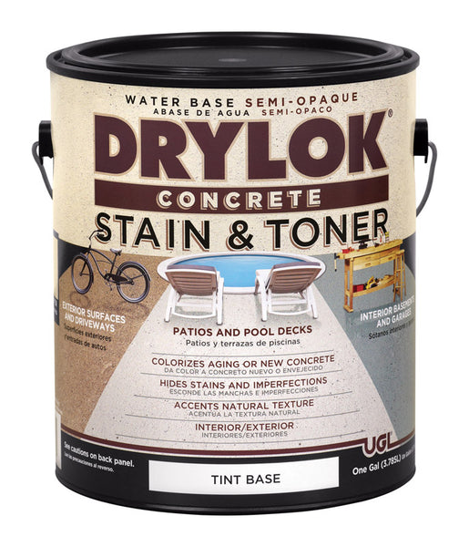 DRYLOK Semi-Transparent Water-Based Concrete Stain and Toner Tint Base 1 gal. (Pack of 2)