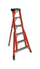 Werner 6 ft. H Fiberglass Tripod Step Ladder Type IA 300 lb. capacity