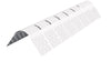 Amerimax .75 in. W x 10 ft. L PVC Bullnose Corner Bead (Pack of 50)