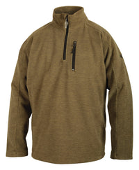 Drake  MST  M  Long Sleeve  Men's  Quarter Zip  Heathered Sage  Pullover