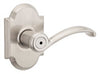 Kwikset Signature Series Austin Satin Nickel Bed and Bath Lever Right or Left Handed
