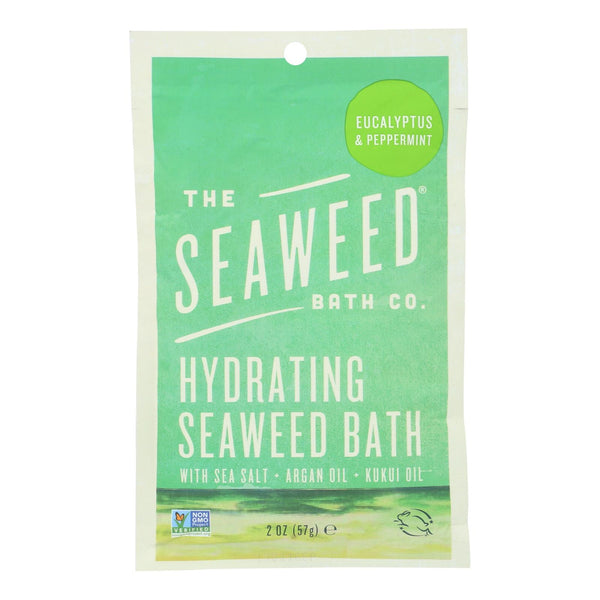 Polvo de baño The Seaweed Bath Co., eucalipto y menta, caja de 6, 2 oz (paquete de 6)