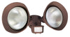 Designers Edge Motion-Sensing Hardwired LED Bronze Security Floodlight