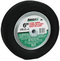 Arnold 1.5 in. W X 6 in. D Steel Lawn Mower Replacement Wheel 50 lb