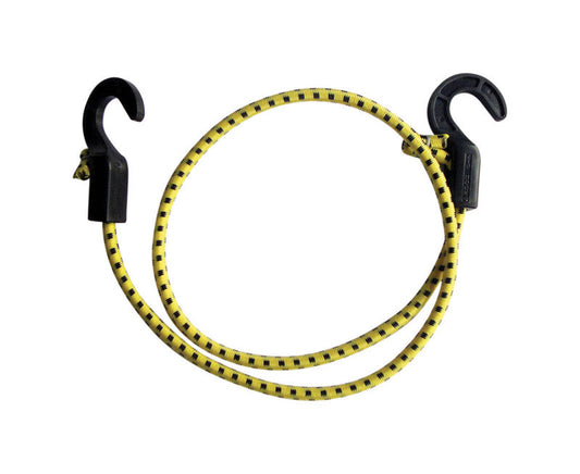 Keeper Zip Cord Yellow Bungee Cord 40 in. L x 0.315 in. 1 pk (Pack of 10)