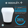 TOTO® WASHLET®+ EP Wall-Hung Elongated Toilet and WASHLET C5 Bidet Seat and DuoFit® In-Wall 0.9 and 1.28 GPF Dual-Flush Tank System, Matte Silver - CWT4283084CMFG#MS