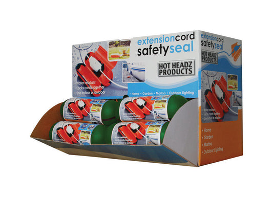 Hot Headz Safety and Security Extension Cord Safety Seal Plastic 1 pk