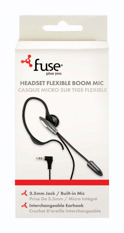 Fuse 3.75 L ft. Cord Universal Cell Phone Ear Bud with Built-In Microphone
