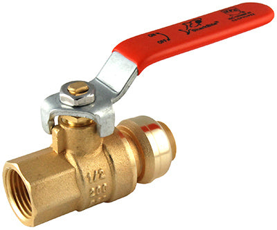 FNPT Ball Valve, Lead Free, 1/2 x 1/2-In.