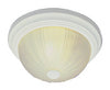 Bel Air Lighting Breakwater 6 in. H X 11 in. W X 11 in. L Antique White Ceiling Fixture