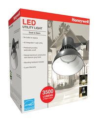 Honeywell  Dusk to Dawn  Plug-In  LED  Gray  Security Light