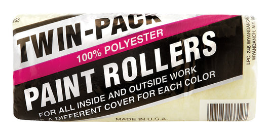 Linzer Products RC 133-0900 3/8" X 9" Polyester Economy Twin Pack Roller Covers (Case of 36)