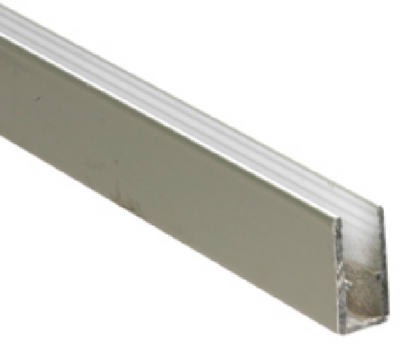 Prime-Line White Aluminum 5/16 in. W x 94 in. L Extruding Frame (Pack of 12)