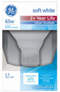 GE 65 W BR30 Floodlight Incandescent Bulb E26 (Medium) Soft White 1 pk