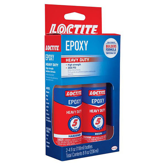Loctite 1365736 Two Part Professional Heavy Duty 5 Minute Epoxy (Pack of 6)