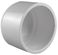 Charlotte Pipe  Schedule 40  4 in. Socket   x 4 in. Dia. Socket  PVC  Cap