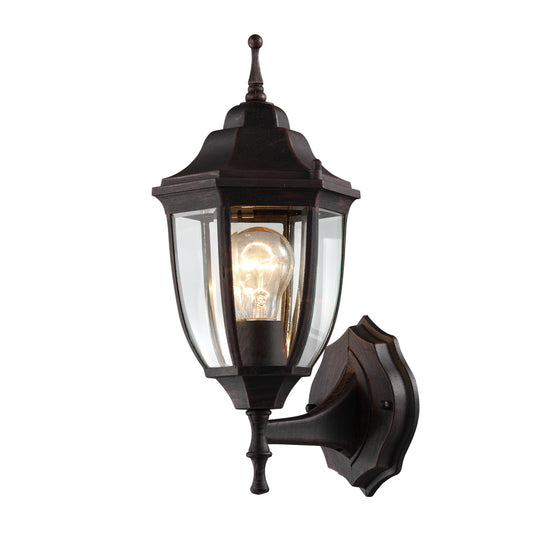 Bel Air Lighting Ojai Rustic Brown Switch Incandescent Wall Lantern