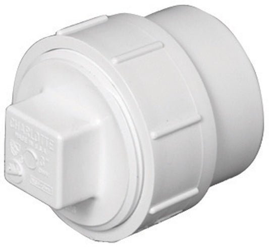 Charlotte Pipe  Schedule 40  4 in. Spigot   FPT  PVC  Cleanout Adapter