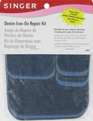 Singer 00079 Denim Iron On Repair Kit Assorted 12 Count
