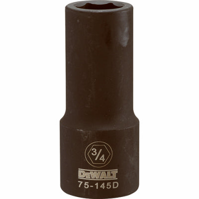 SAE Deep Impact Socket, 6-Point, 3/4-In. Drive, 3/4-in.