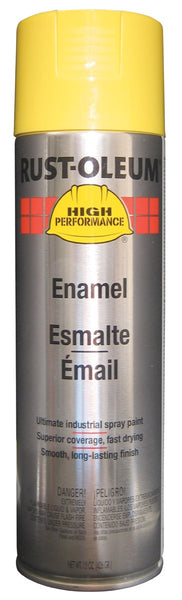 Rustoleum V2143-838 15 Oz Safety Yellow Professional Enamel Spray Paint (Pack of 6)