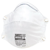 N95 Harmful Dust Respirator, Disposable, 2-Pk.