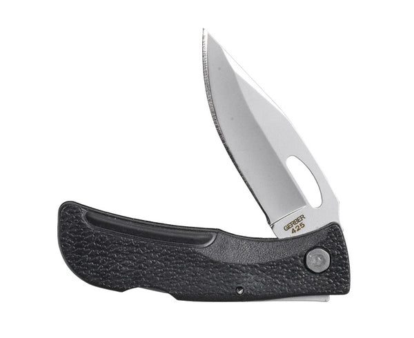 Gerber  E-Z-Out Jr.  Black  High Carbon Stainless Steel  5.48 in. Knife