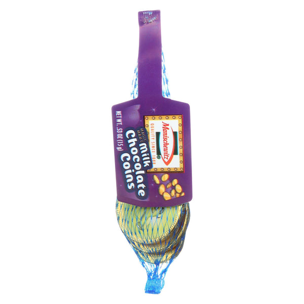 Manischewitz - Candy Coins - Milk Chocolate - Case of 24 - 0.53 oz. (Pack of 24)