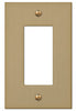 Amerelle Elan Brushed Bronze 1 gang Metal Rocker Wall Plate 1 pk