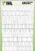 Hy-Ko  1 in. White  Vinyl  Self-Adhesive  Letter and Number Set  0-9, A-Z  181 pc.